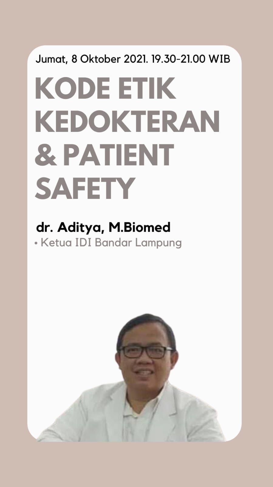 Kode Etik Kedokteran & Patient Safety